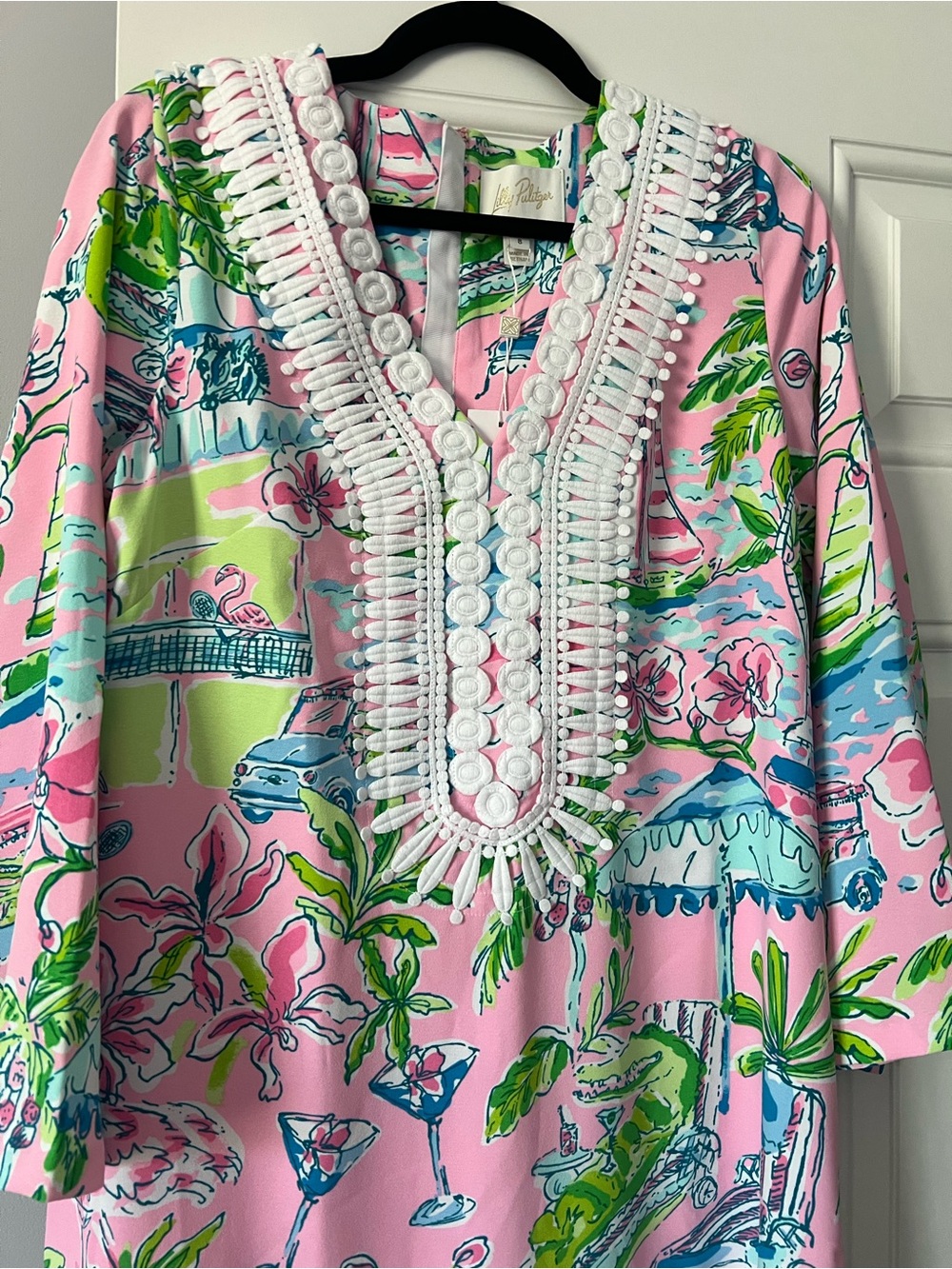 Lilly Pulitzer Ocleppo Maxi Oversized Caftan NWT - Picture 3 of 9